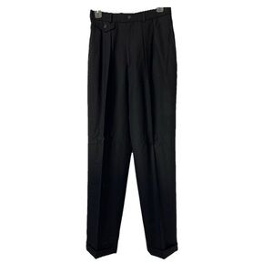 Ralph Lauren Black Wool Women's Trousers